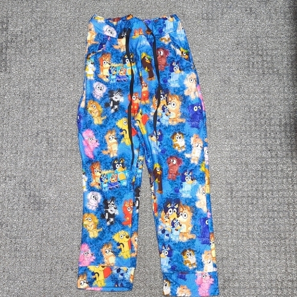 Bluey Other - Kids Bluey And Friends Stretch Yoga Pants Size L/XL